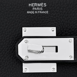 Hermes Birkin 40cm HAC Black Togo Palladium Bag Z Stamp, 2021 ULTRA RARE