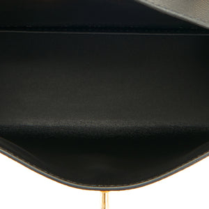Hermes Mini Kelly 20cm Black VIP Epsom Gold