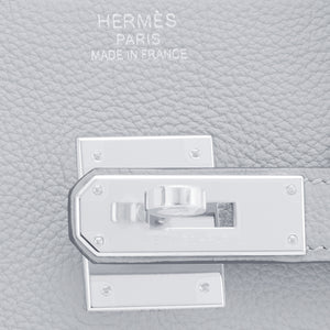 Hermes Bleu Pale Birkin 35cm Palladium Hardware