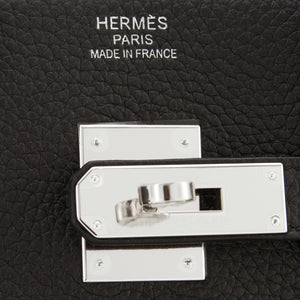 Hermes Black Togo 35cm Birkin Palladium Hardware Bag U Stamp