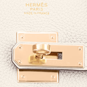 Hermes Craie Birkin 30cm Togo Rose Gold Hardware