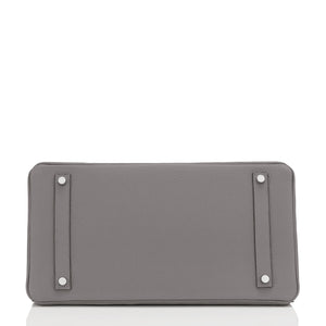 Hermes Birkin 35cm Gris Meyer Togo Grey Palladium Hardware Bag U Stamp, 2022