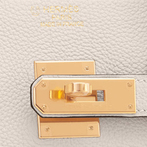 Hermes Birkin 35cm Nata Off White Cream Gold Hardware U Stamp, 2022