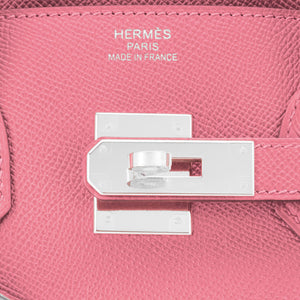 Hermes Birkin 30cm Rose Confetti Pink Epsom Palladium Hardware