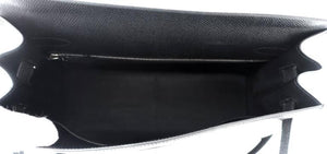 Hermes Black 32cm Epsom Sellier Kelly Palladium Hardware X