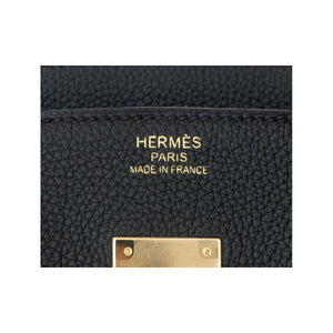 Hermes Black 35cm Togo Birkin Gold Hardware X Stamp