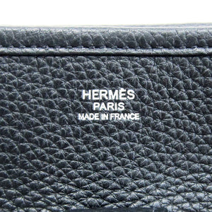Hermes Black Evelyne Unisex GM Clemence Cross Body Messenger Bag Iconic Gift!