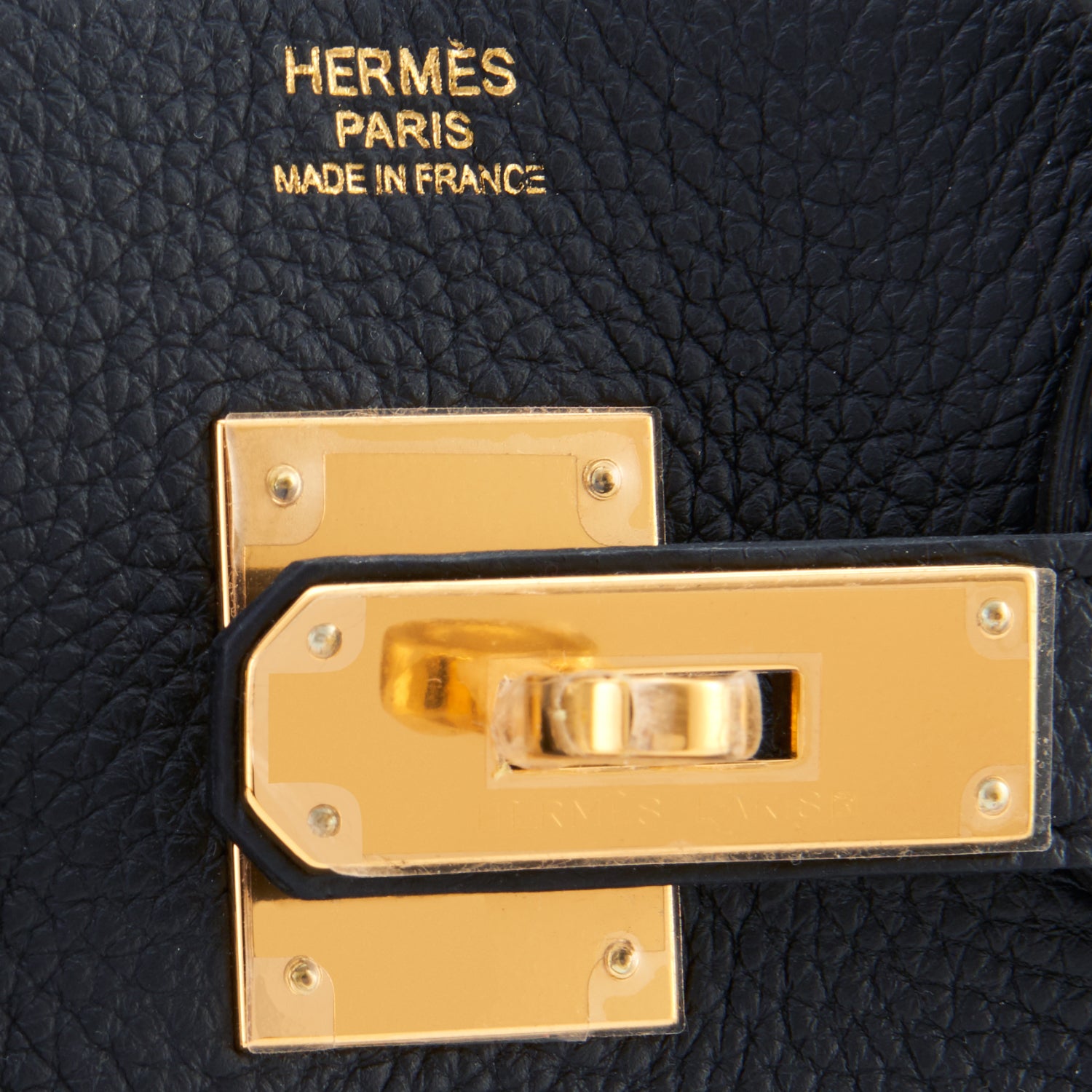 Hermes Black Togo Leather Gold Hardware Birkin 30 Bag Hermes