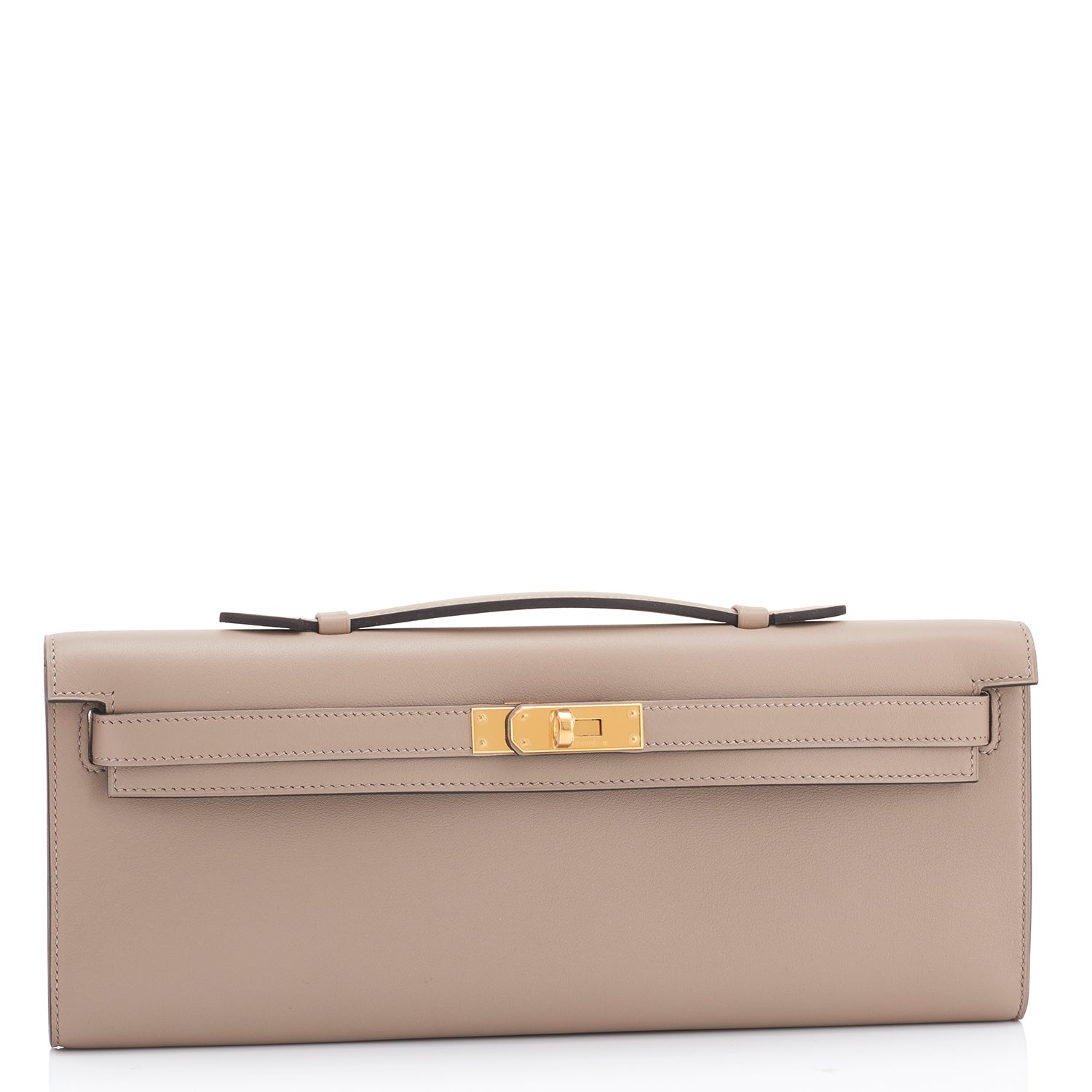 Gold Kelly Pochette in Swift Leather with Gold Hardware, 2021, Handbags &  Accessories, 2021