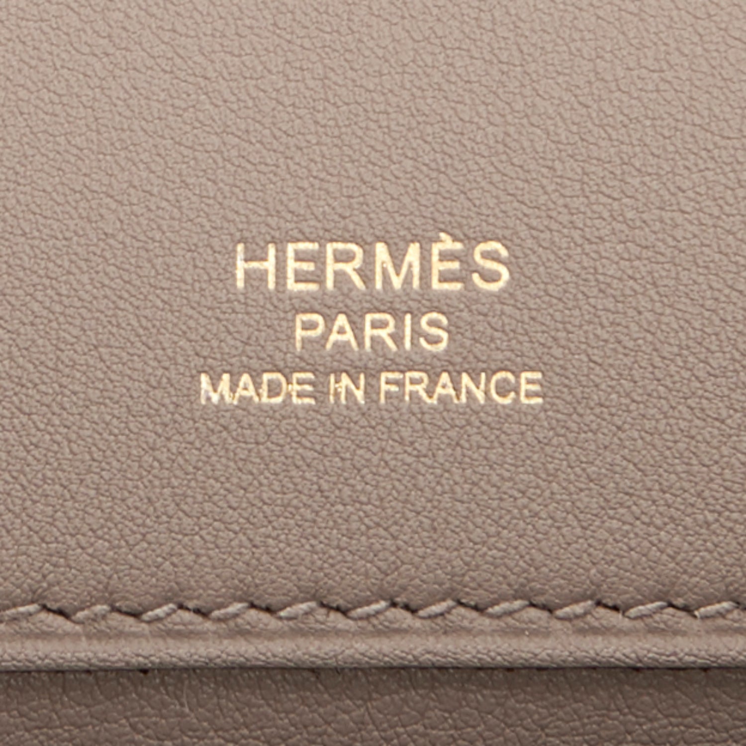 Hermes Gris Asphalt Kelly Cut Pochette Clutch Swift Gold Hardware - Chicjoy