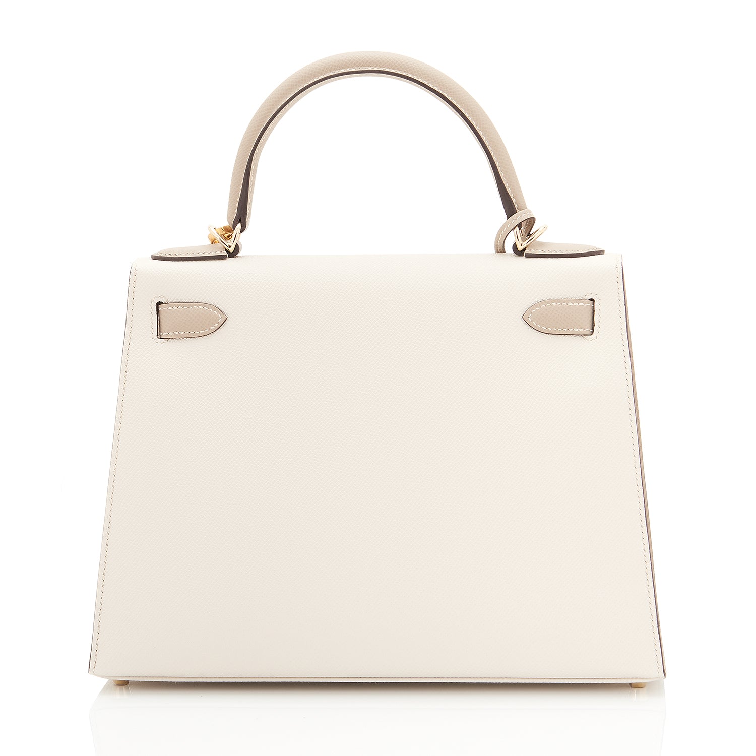 Hermès 25cm Kelly Sellier HSS Craie/Trench Epsom Permabrass Hardware 2022  at 1stDibs