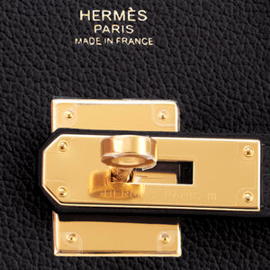 Hermes Black Birkin 30cm Novillo Gold Hardware