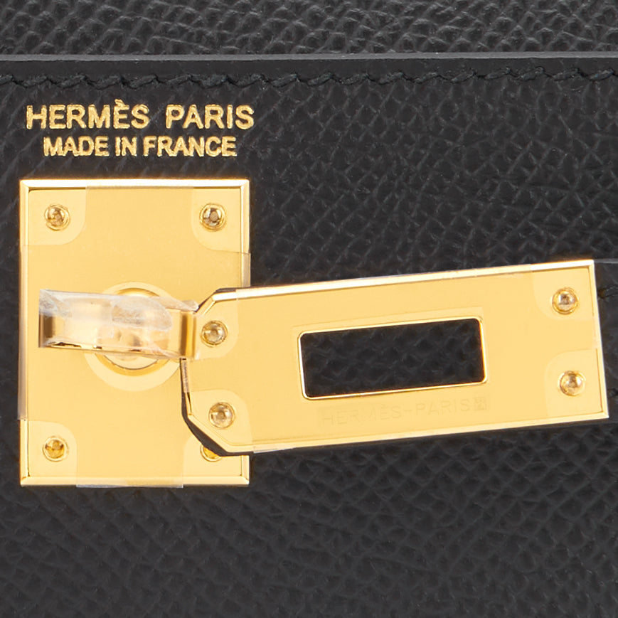 Hermes Kelly Bag 20cm Vert Jade Epsom Gold Hardware
