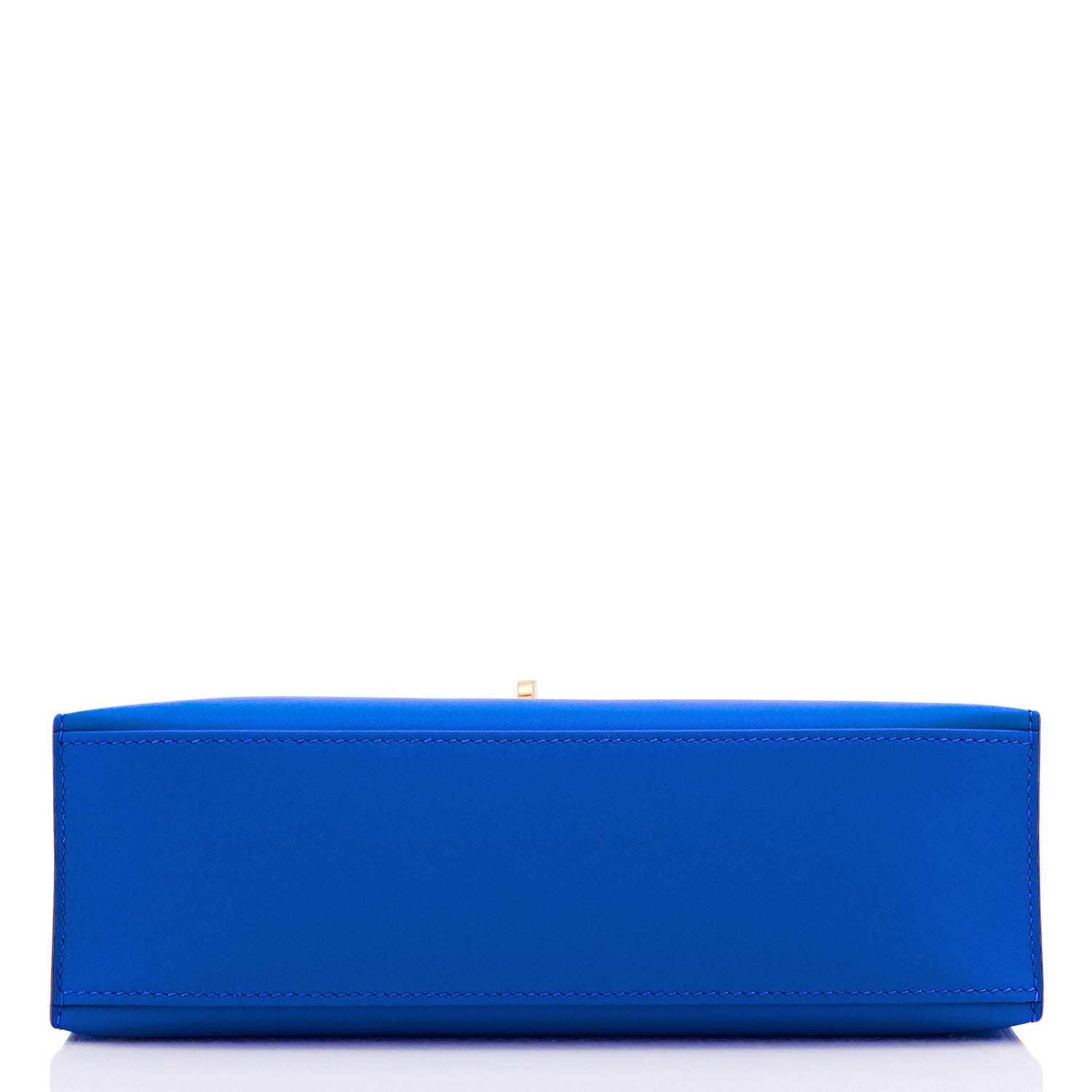 Hermes Navy Blue Kelly Pochette Gold Hardware Clutch Bag - Chicjoy
