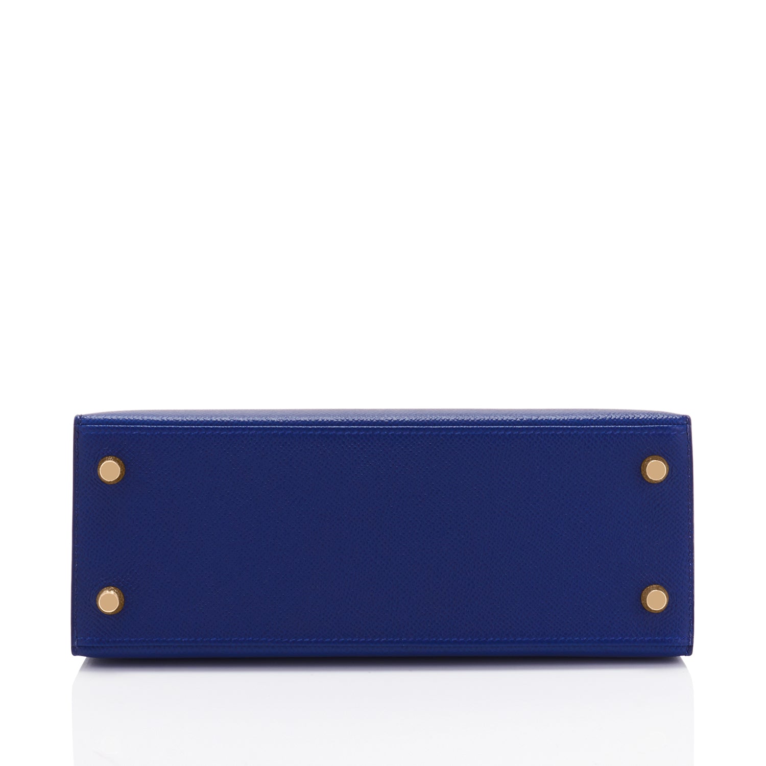 Hermes Kelly Sellier Bag 25cm Blue Sapphire Navy Epsom Gold Hardware