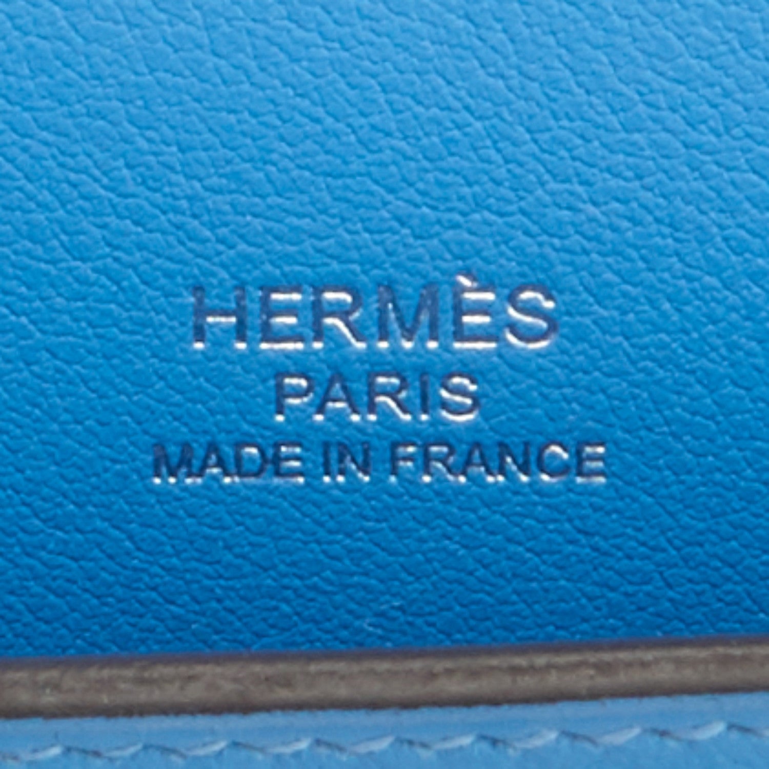 Hermes Kelly Pochette Clutch Paradise Swift Palladium Hardware