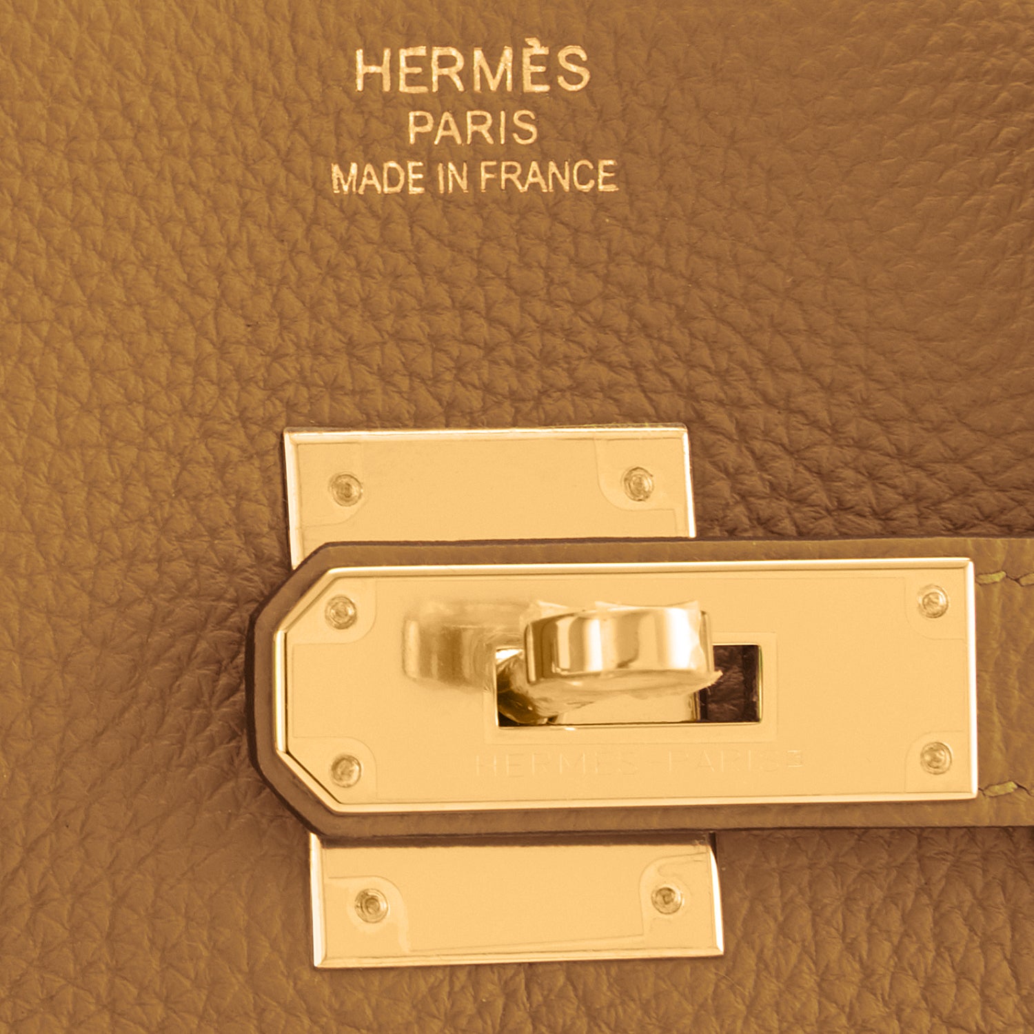 Hermes Birkin 35cm Biscuit Gold Togo Beige Tan Bag Z Stamp - Chicjoy