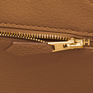 Hermes Birkin 35cm Bronze Dore Togo Gold Tan Khaki Bag