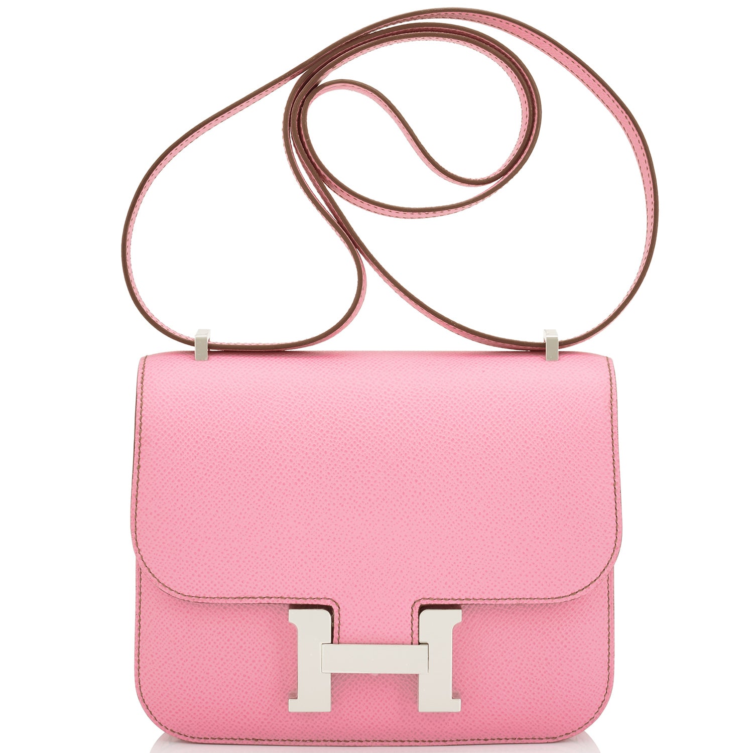 Hermès Rouge de Coeur Constance 18cm of Epsom Leather with Palladium  Hardware | Handbags & Accessories Online | Ecommerce Retail | Sotheby's