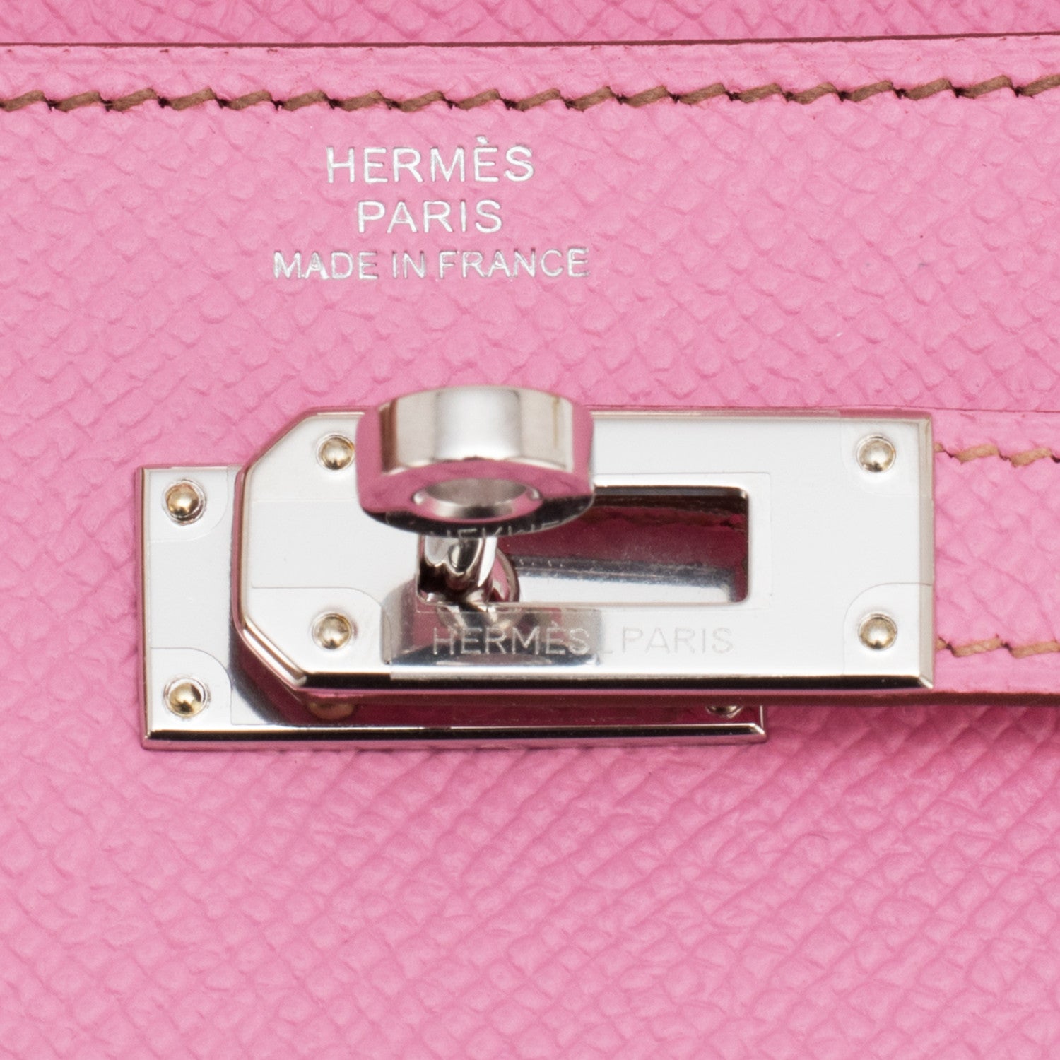 Hermes Bubblegum 5P Pink Epsom Kelly Wallet Clutch T Stamp Grail