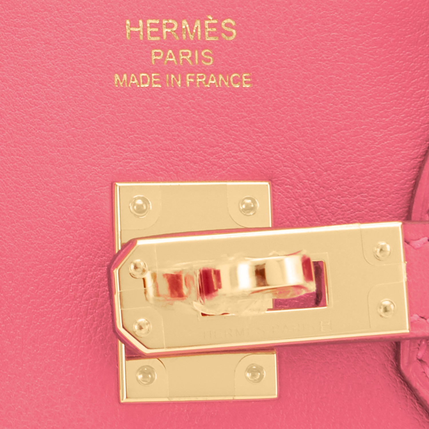 Hermes Rose Azalee Swift Leather Birkin Size 25 Bag Hermes
