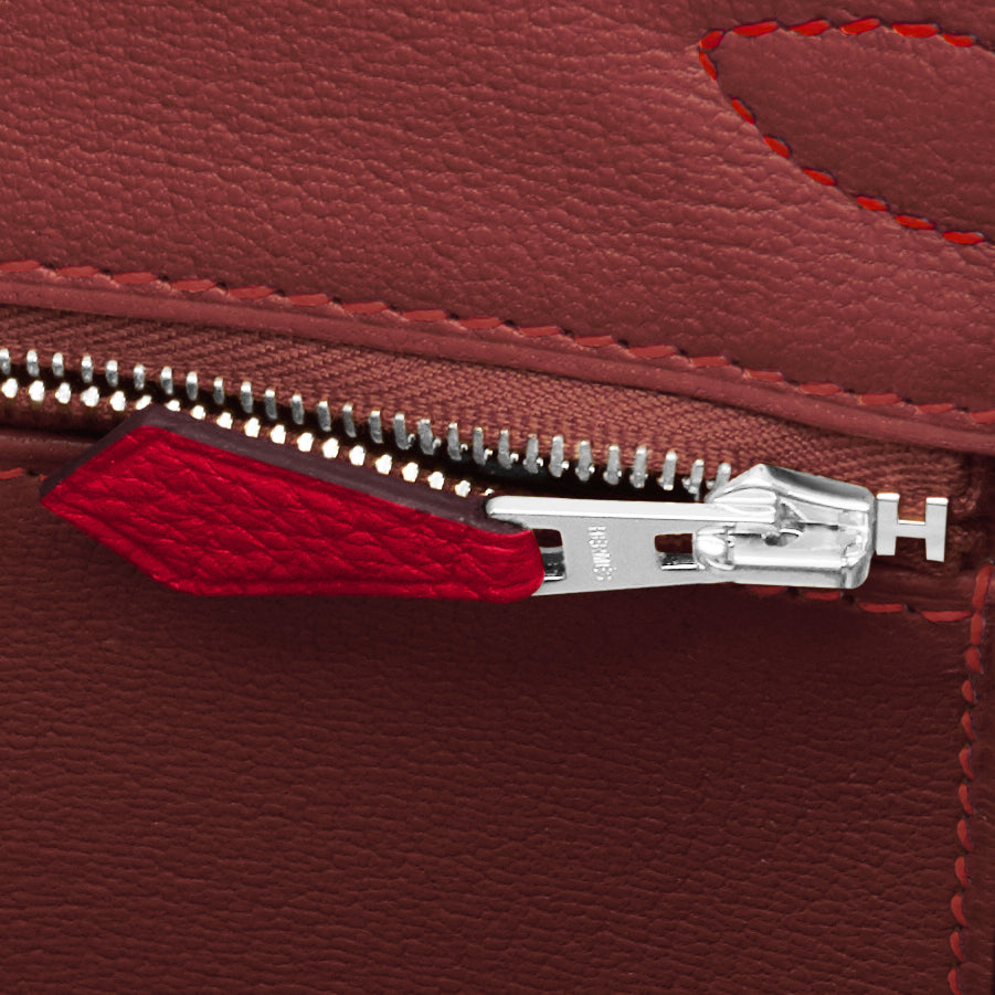 Hermes Birkin Verso bag 30 Rouge casaque/ Rouge H Togo leather