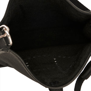 Hermes Black Evelyne TPM Shoulder Cross Body Bag