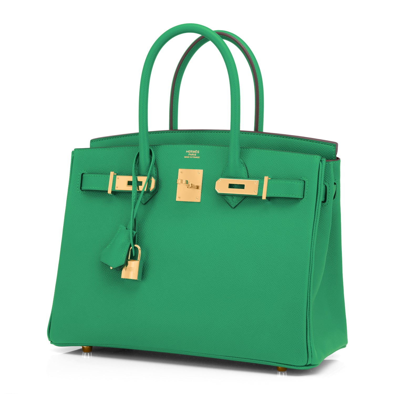 Hermes Birkin Bag Togo Leather Gold Hardware In Green