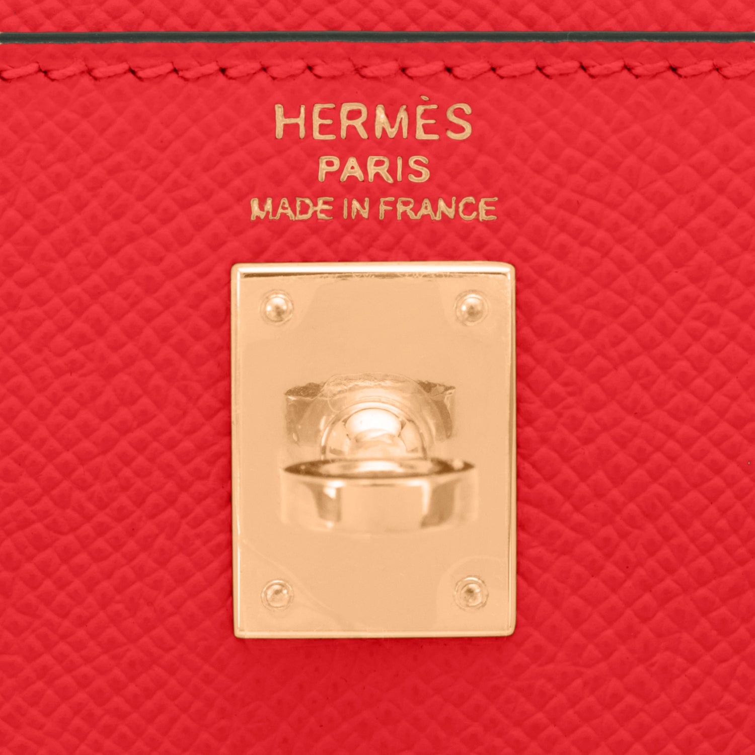 Hermes Kelly Handbag Orange Epsom with Gold Hardware 25 Orange 21664022
