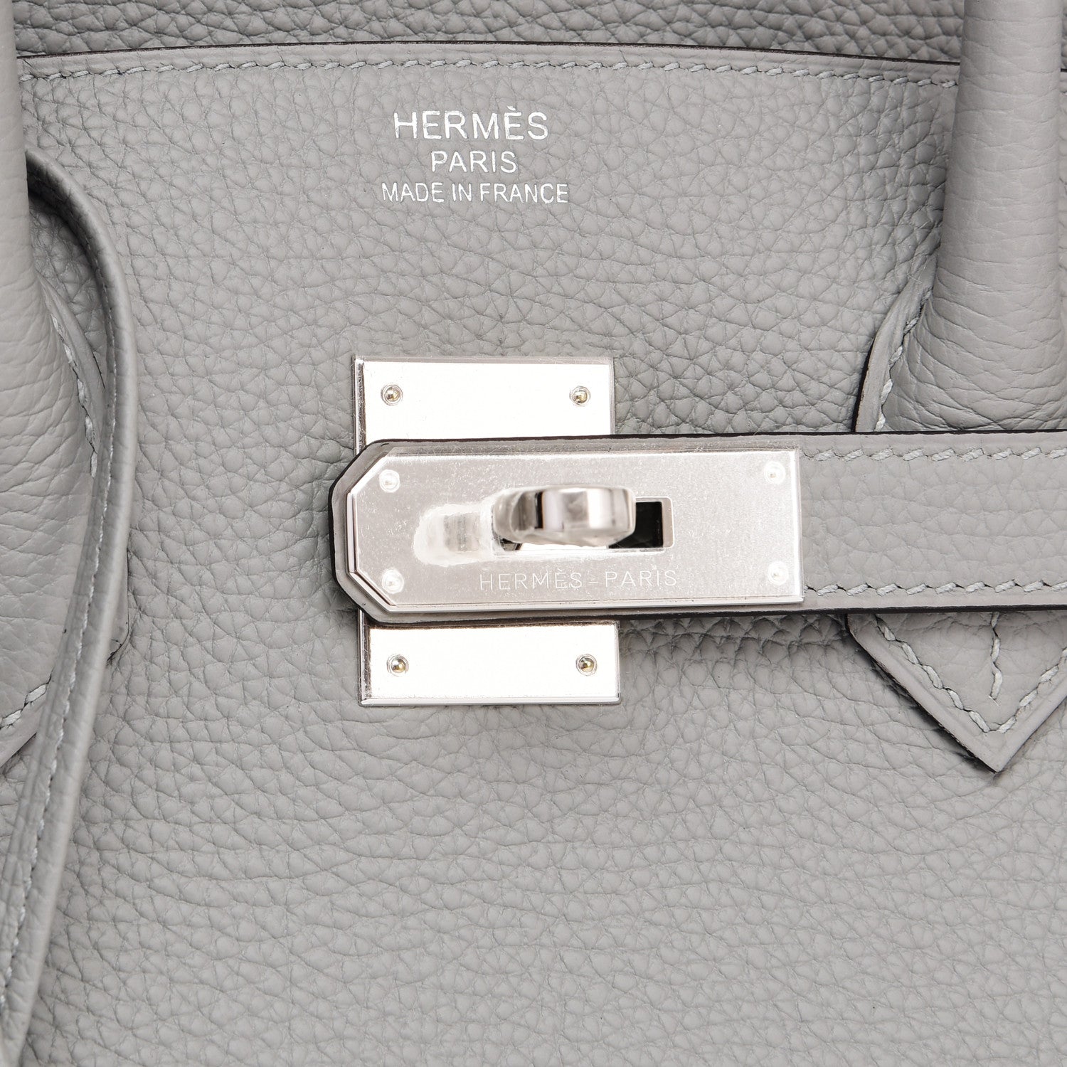 Hermes Birkin Bag 35cm Gris Mouette Verso Togo Palladium Hardware