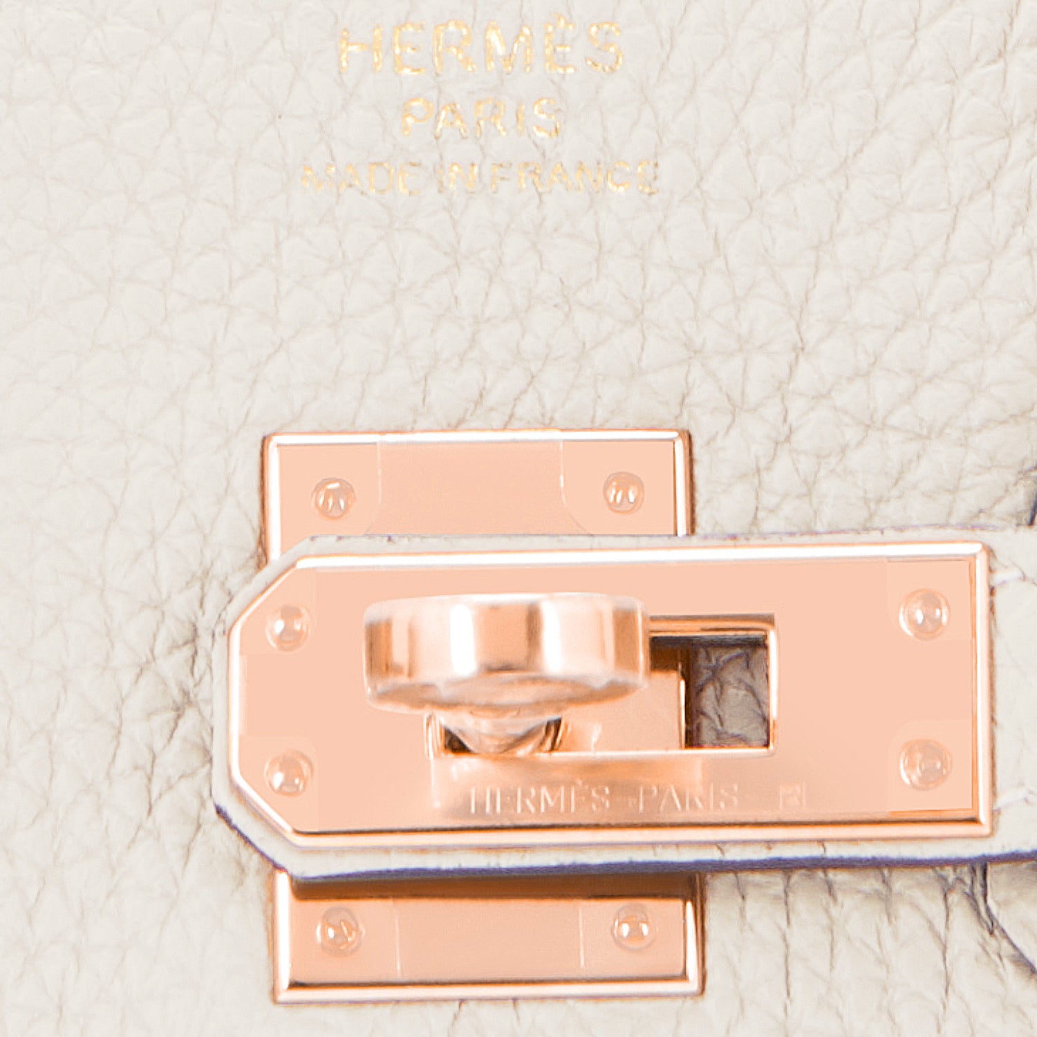 Hermès Craie Togo Birkin 25 Rose Gold Hardware, 2021 Available For