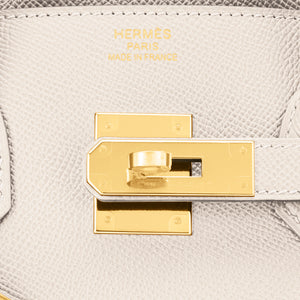 Hermes Birkin Bag 30cm Craie Epsom Gold Hardware