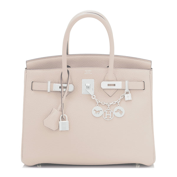 Hermes Craie Birkin 30cm Togo Gold Hardware - Chicjoy