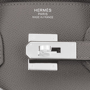 Hermes Etain Birkin 30cm Epsom Palladium Hardware
