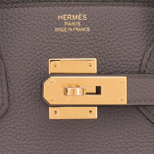 Hermes Etain Togo 35cm Birkin Gold Hardware