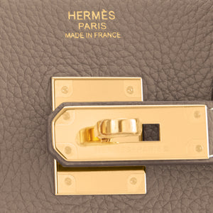 Hermes Birkin 30cm Etoupe Togo Birkin Gold Taupe Bag Z Stamp, 2021