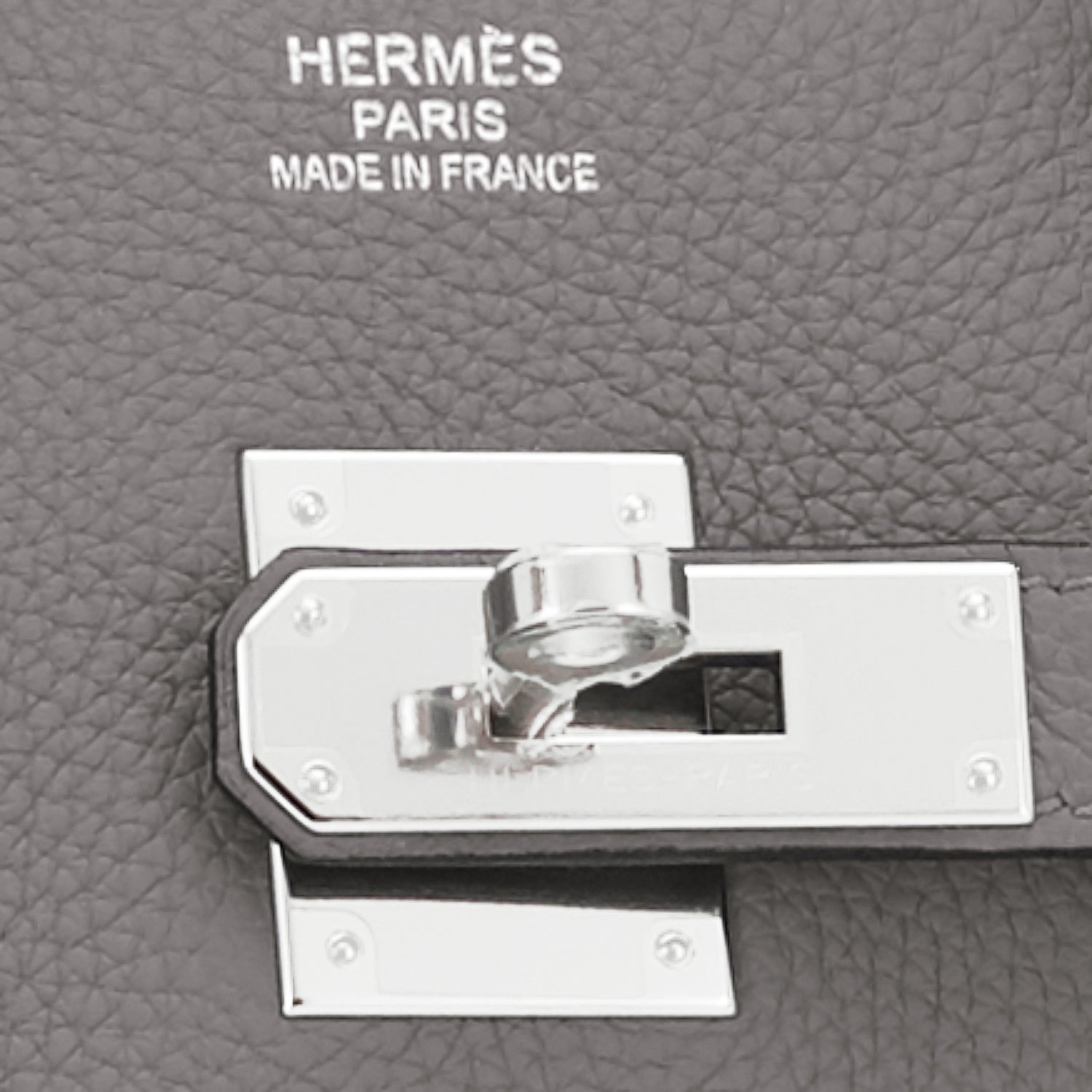Hermes Gris Asphalte Birkin 25cm Gold Hardware - Chicjoy
