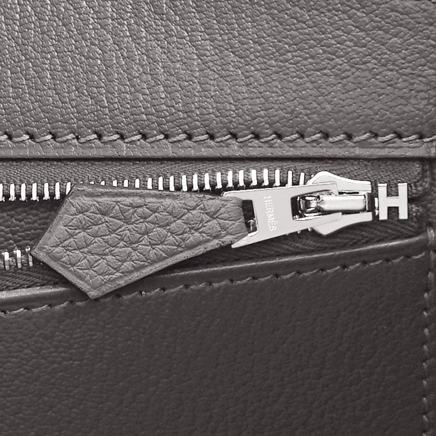 Hermes Birkin 35 Gris Meyer Togo Palladium hardware – Madison