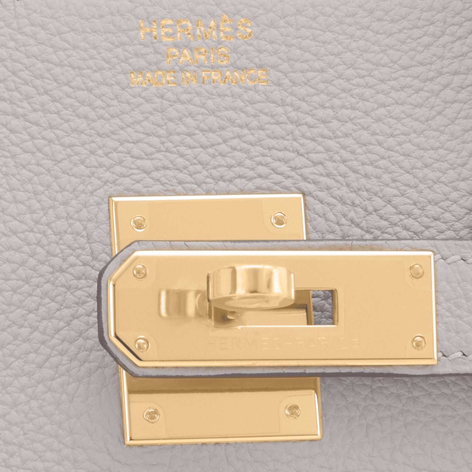 Hermes Gris Tourterelle Birkin 25cm Togo Bag Rose Gold Hardware - Chicjoy