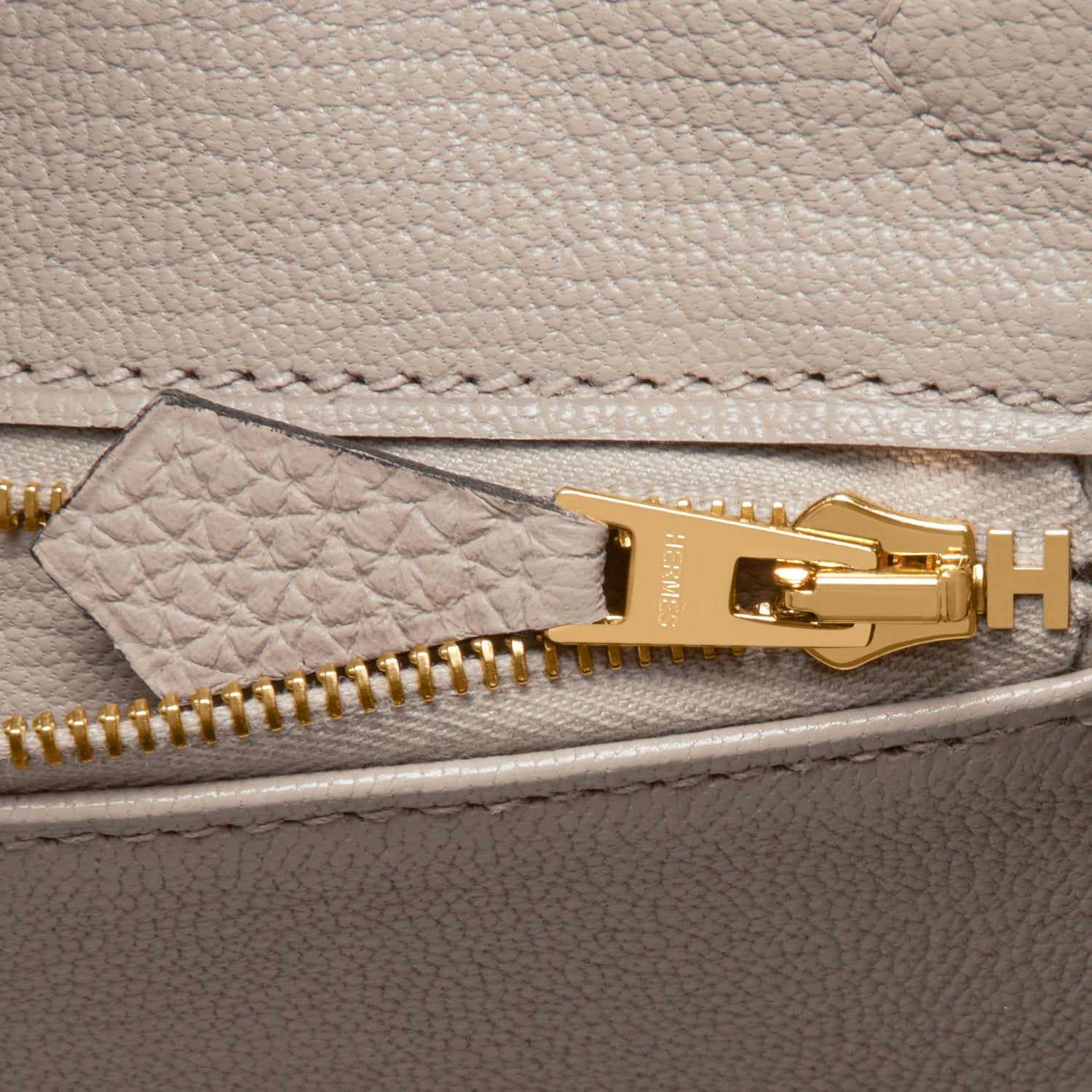Hermes Birkin 25cm Gris Tourterelle Togo Bag Gold Hardware - Chicjoy