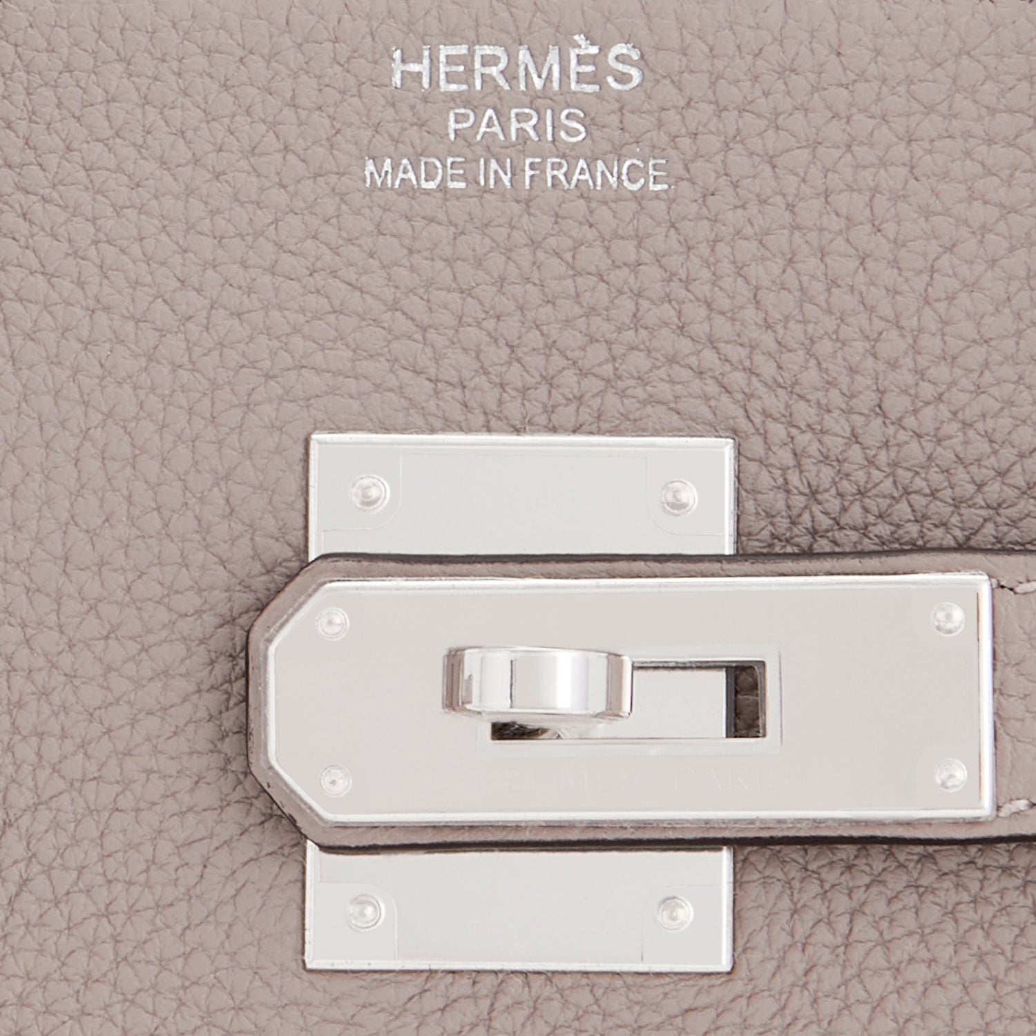 Hermes Gris Tourterelle Togo Dove Grey Kelly 35cm Gold Shoulder Bag El -  Chicjoy