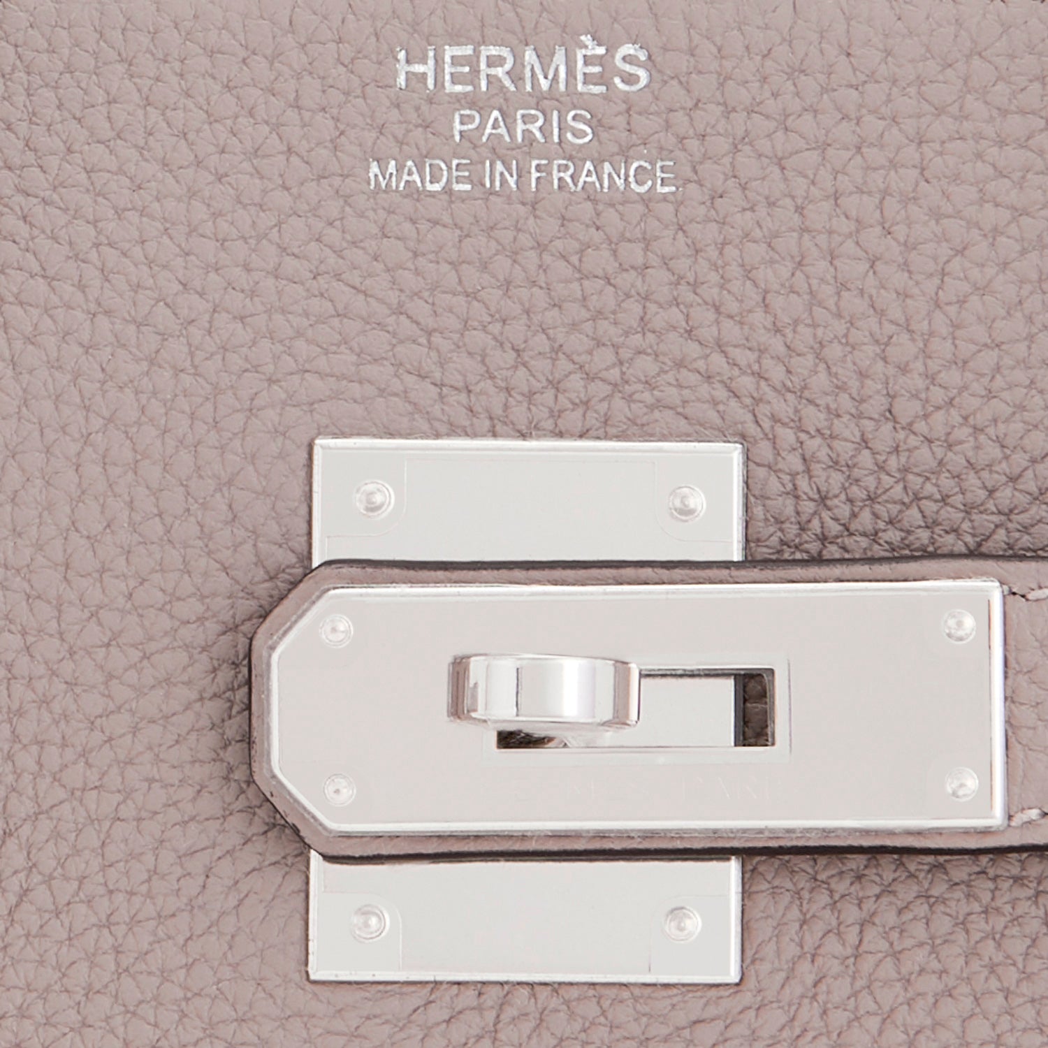 Hermes Birkin 25cm Etain Tin Grey Rose Gold Hardware Bag - Chicjoy