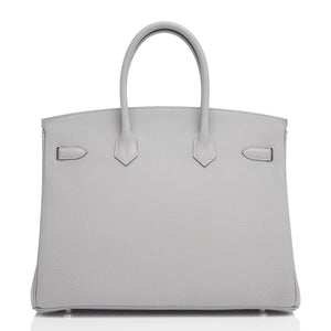 A LIMITED EDITION BLEU SAPHIR & GRIS MOUETTE NOVILLO LEATHER VERSO BIRKIN  25 WITH GOLD HARDWARE