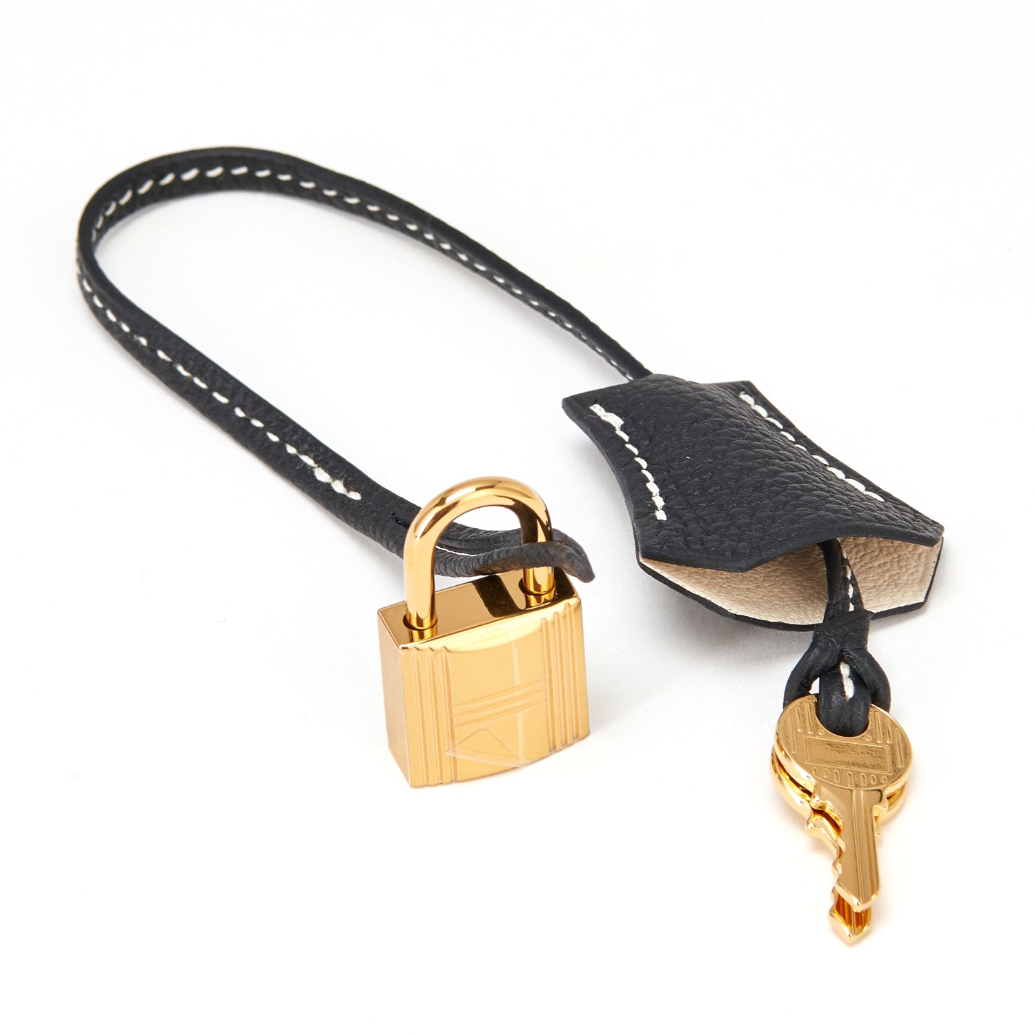 authentic hermes lock and key