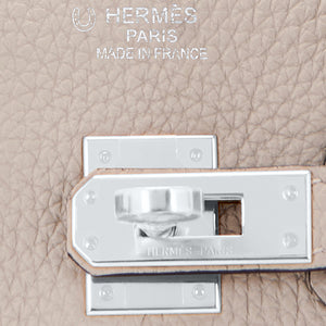 Hermes HSS Gris Tourterelle and Black Togo Birkin 25cm VIP ULTRA RARE NEW