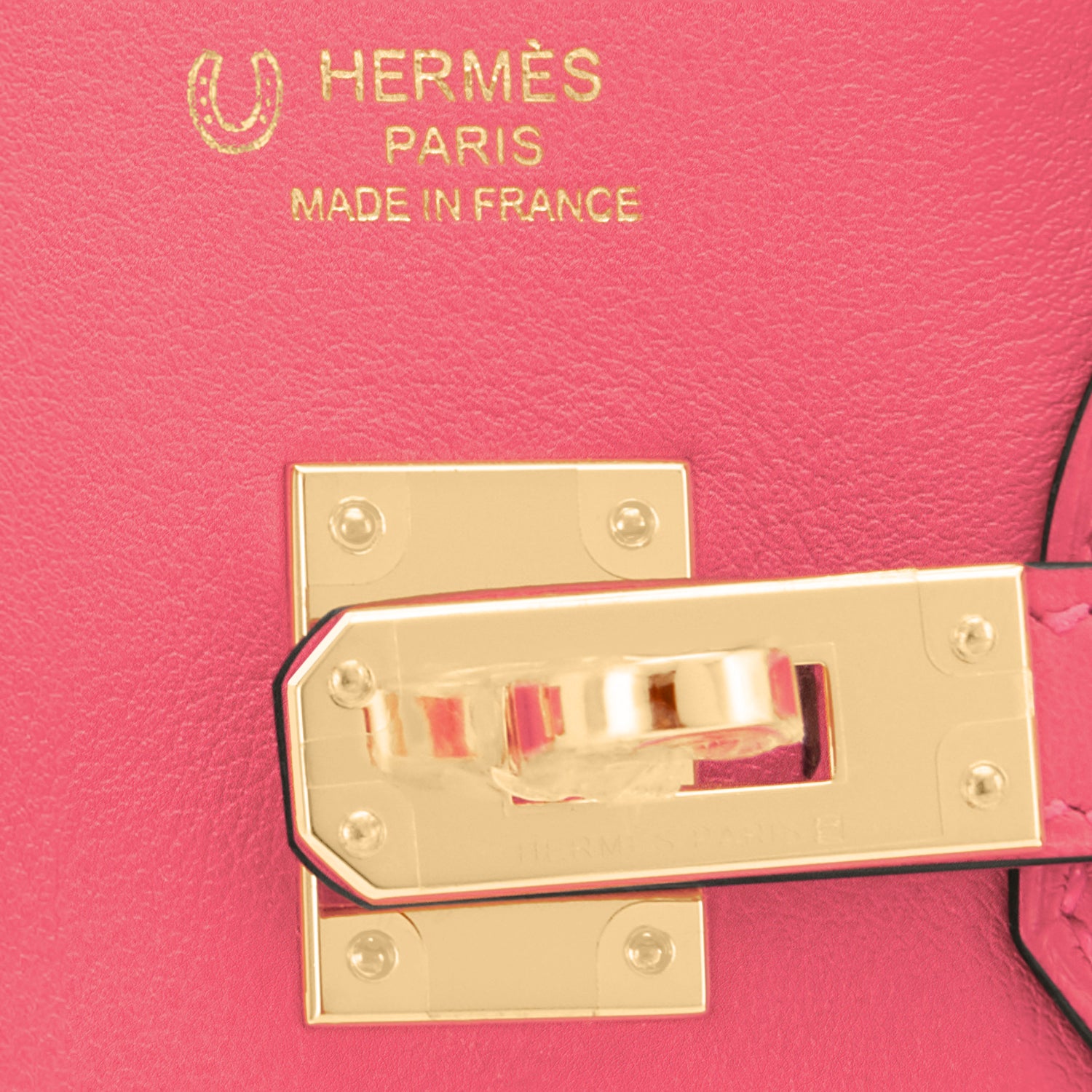 Hermes Birkin Bag 25cm HSS White / Rose Azalee Clemence Brushed