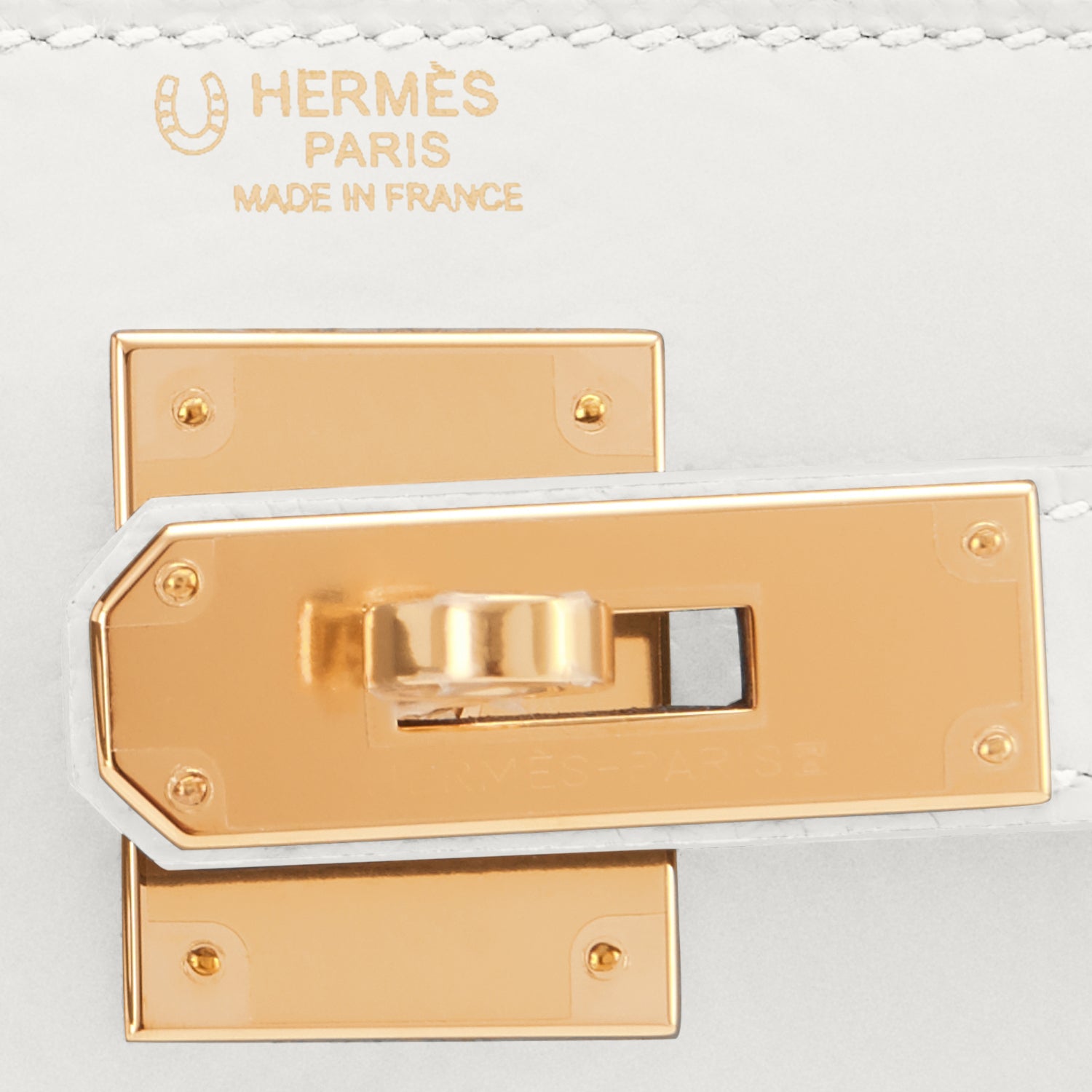 Hermes Craie 25cm Kelly Epsom Sellier Gold Hardware - Chicjoy