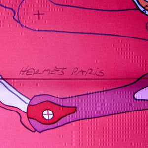 Hermes Le Pegase d'Hermes Silk Scarf Carre 90cm