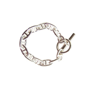 Hermes Chaine d'Ancre Solid Silver Bracelet GM BNIB 12 Links Below Retail