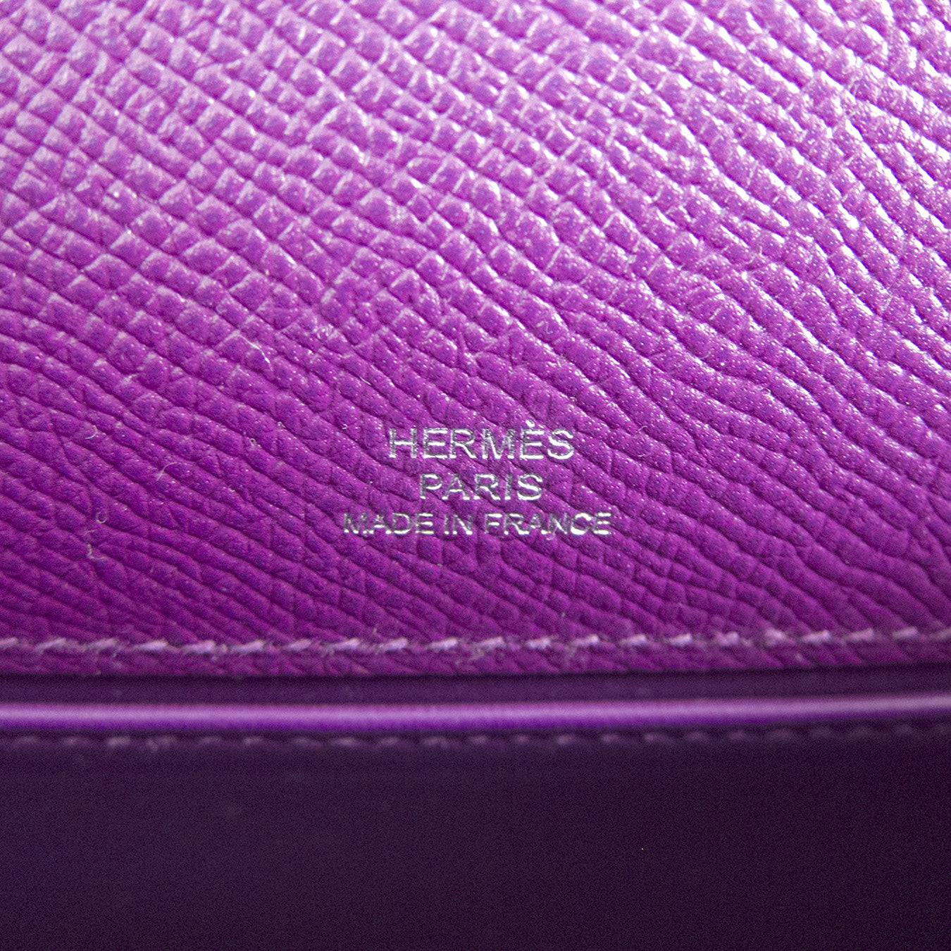 Hermès Kelly Cut Anemone Epsom Palladium Hardware